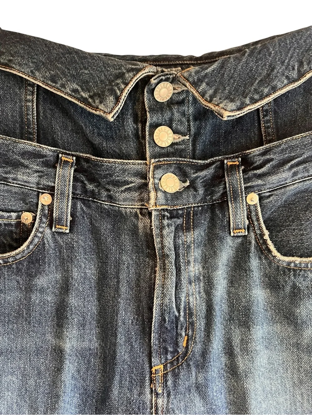 Agolde Vanna Corset jeans dark denim high waist size 27 excellent condition - Picture 7 of 14